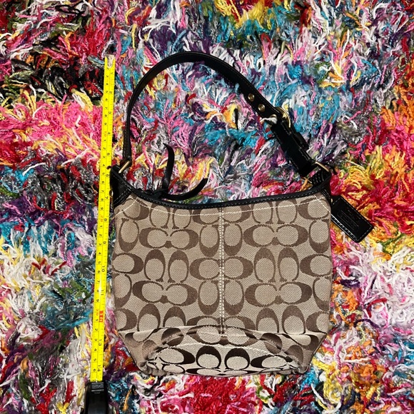 VINTAGE Coach Tan Brown CUTE Bucket Bag - Picture 6 of 16